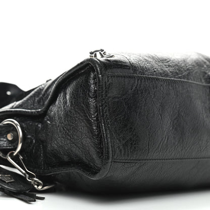 Balenciaga Agneau Silver Metallic Edge Hardware S City Black 4 of 8