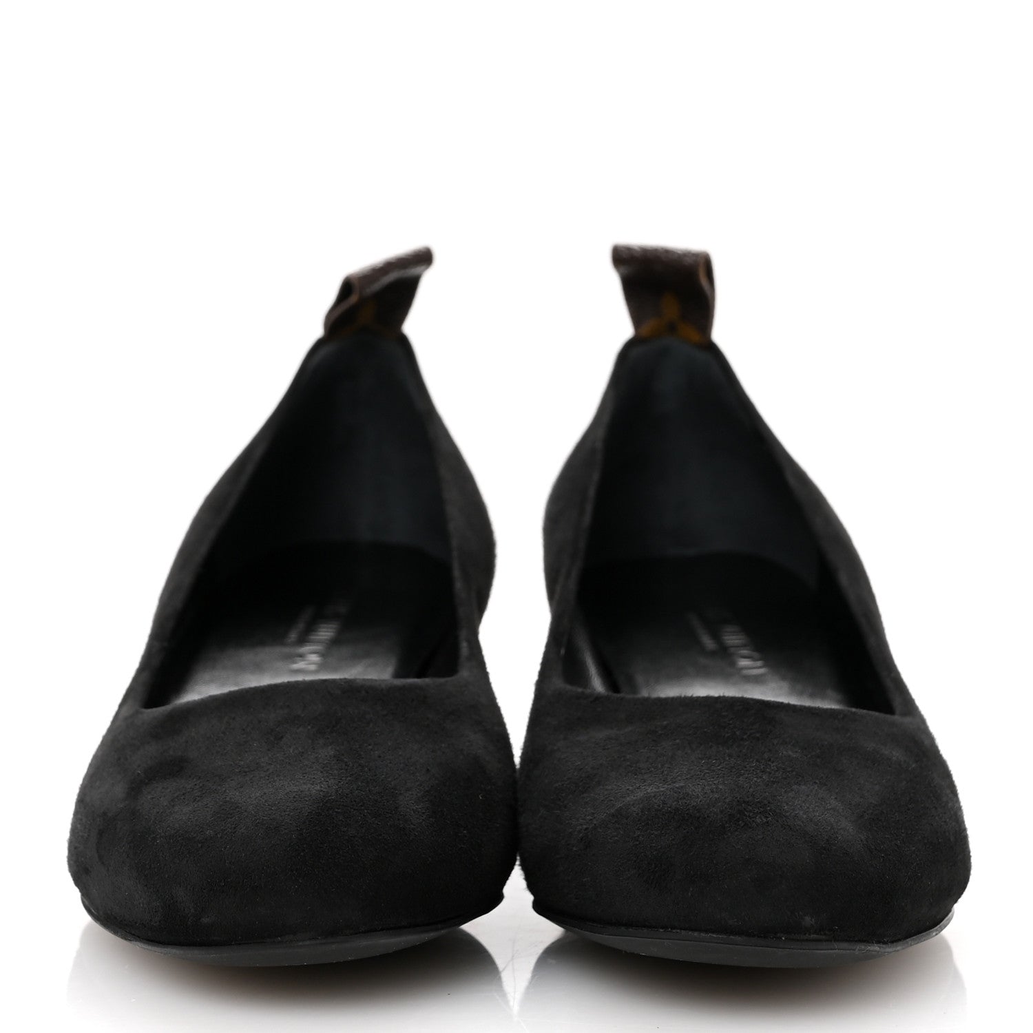 Louis Vuitton Suede Uniformes Pump 37 Black 3 of 9