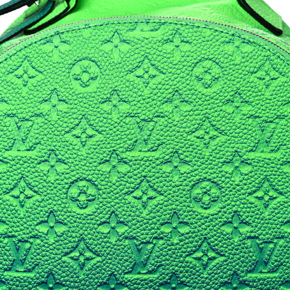 Louis Vuitton Taurillon Illusion Multipockets Backpack Bleu Vert 8 of 9