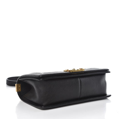Chanel Caviar Quilted Medium Boy Flap Black 4 of 8