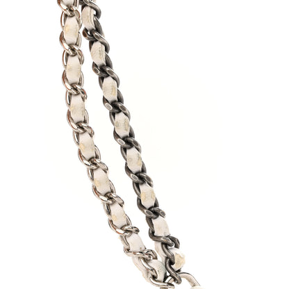 Chanel Aged Calfskin Quilted Small Gabrielle Hobo White 16 of 18