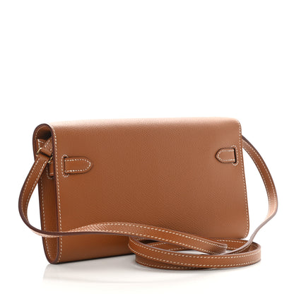Hermes Epsom Kelly Wallet To Go Gold 3 of 7