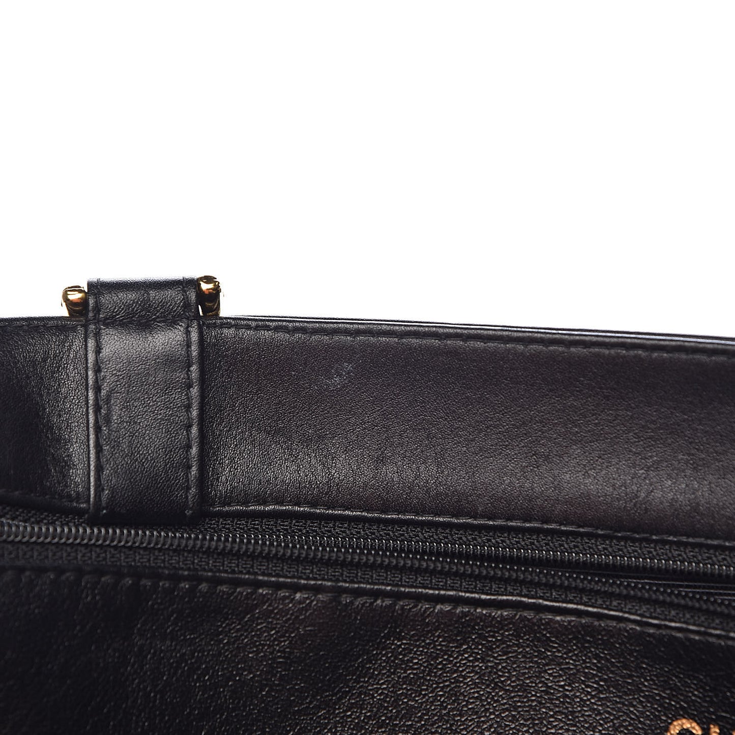 Lambskin CC Shoulder Bag Black