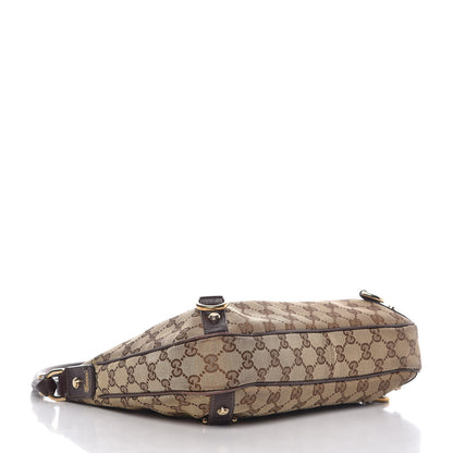 Gucci Monogram Medium Abbey D Ring Hobo Brown 4 of 17
