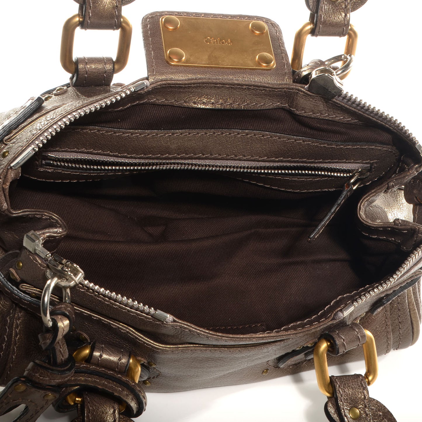 Leather Small PADDINGTON Gold