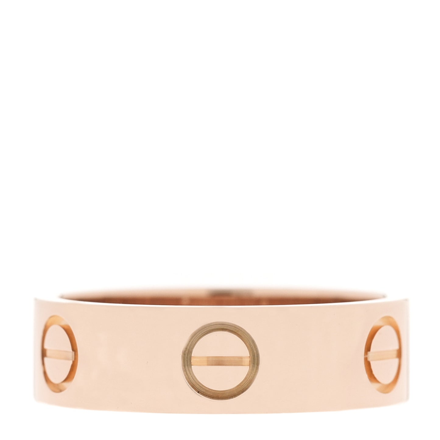 18K Pink Gold 5.5mm LOVE Ring 53 6.5