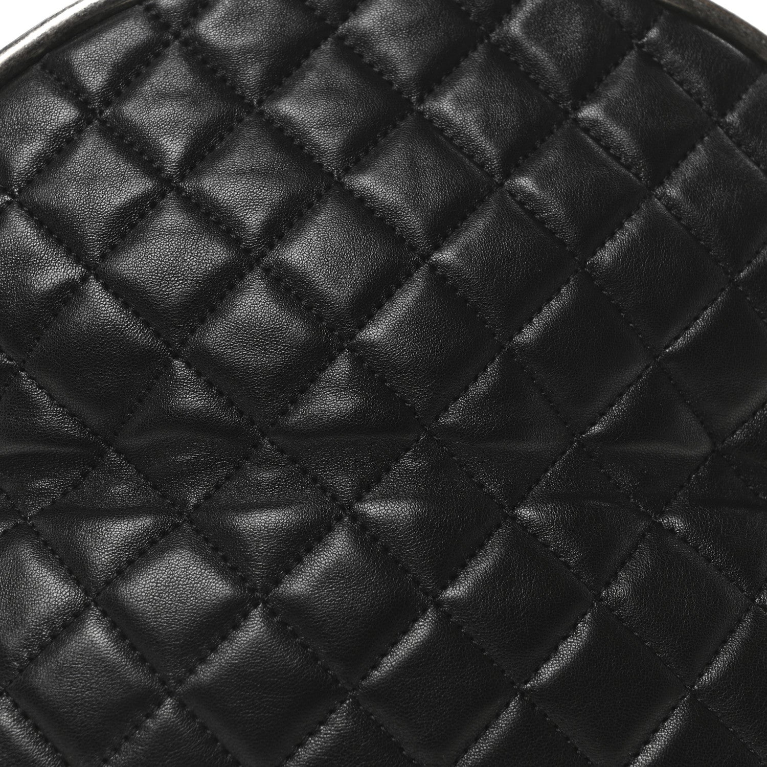 Chanel Lambskin Quilted Frame Clasp Flap Clutch Black 8 of 10