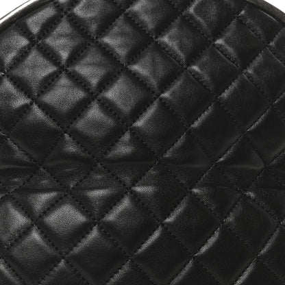 Chanel Lambskin Quilted Frame Clasp Flap Clutch Black 8 of 10