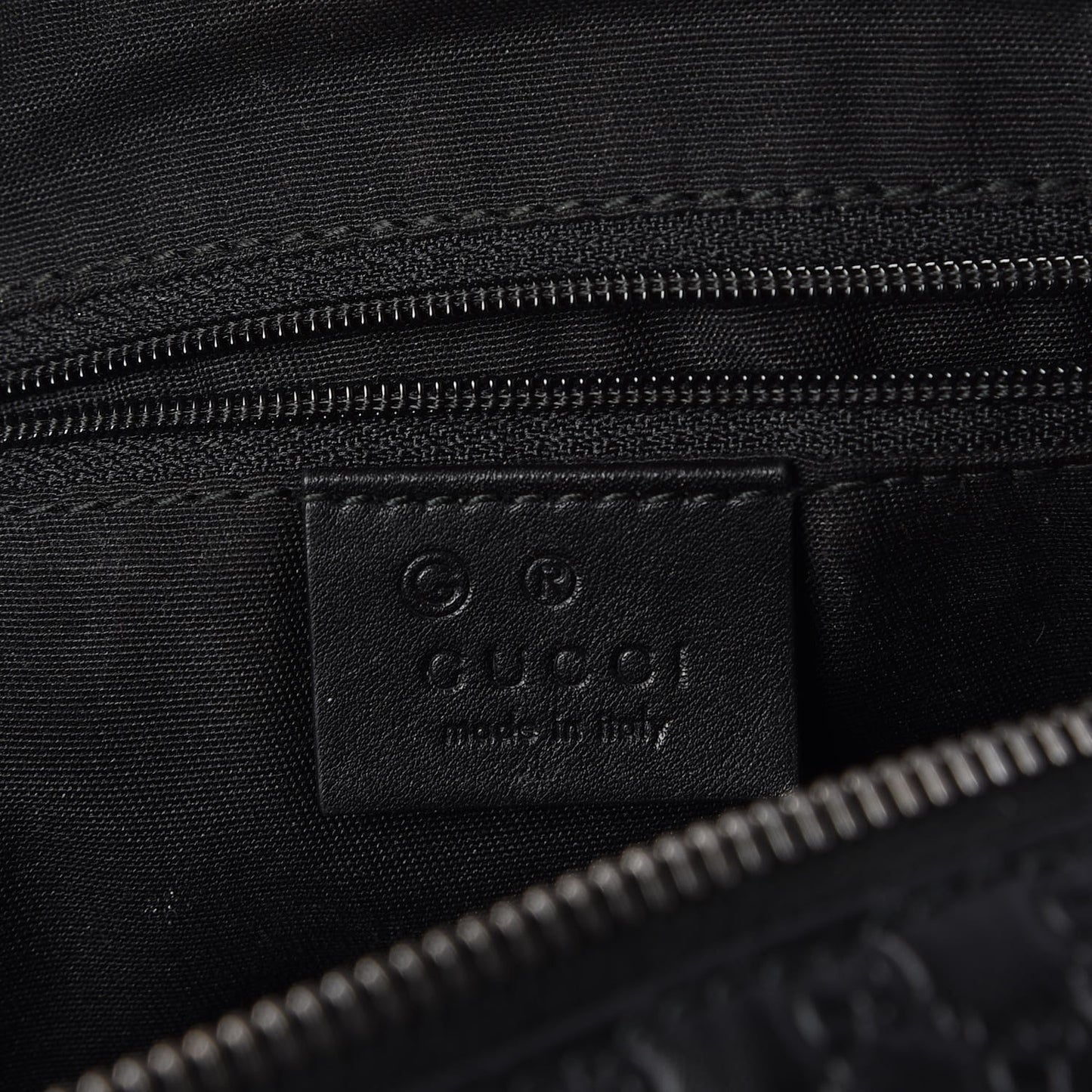 Microguccissima Toiletry Case Black