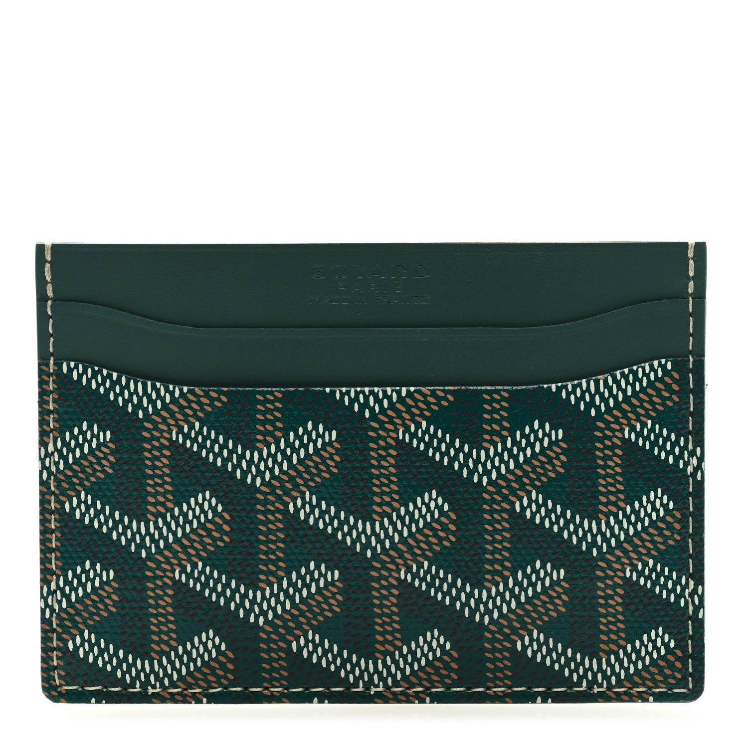 Goyard Goyardine Saint Sulpice Card Holder Green 1 of 7