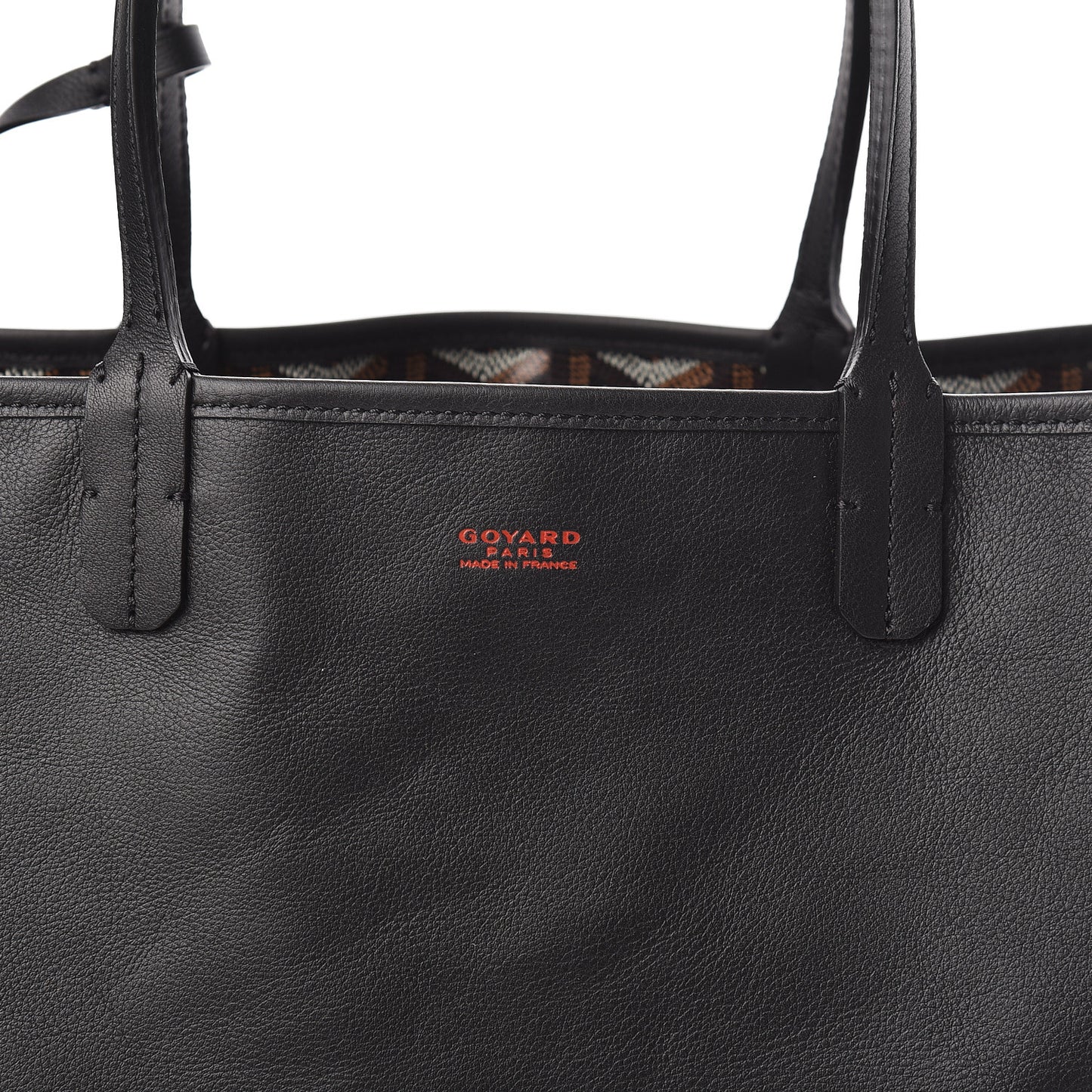 Goyardine Reversible Anjou PM Black
