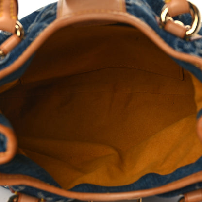 Louis Vuitton Monogram Denim Pleaty Blue 5 of 9