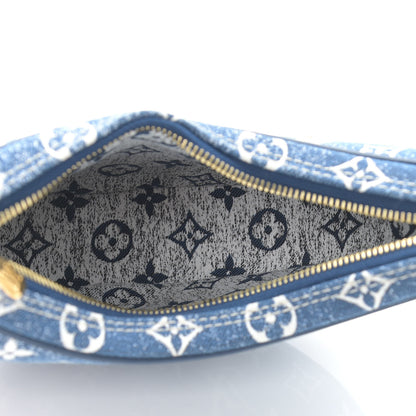 Louis Vuitton Monogram Jacquard Denim Loop Bleu 5 of 8