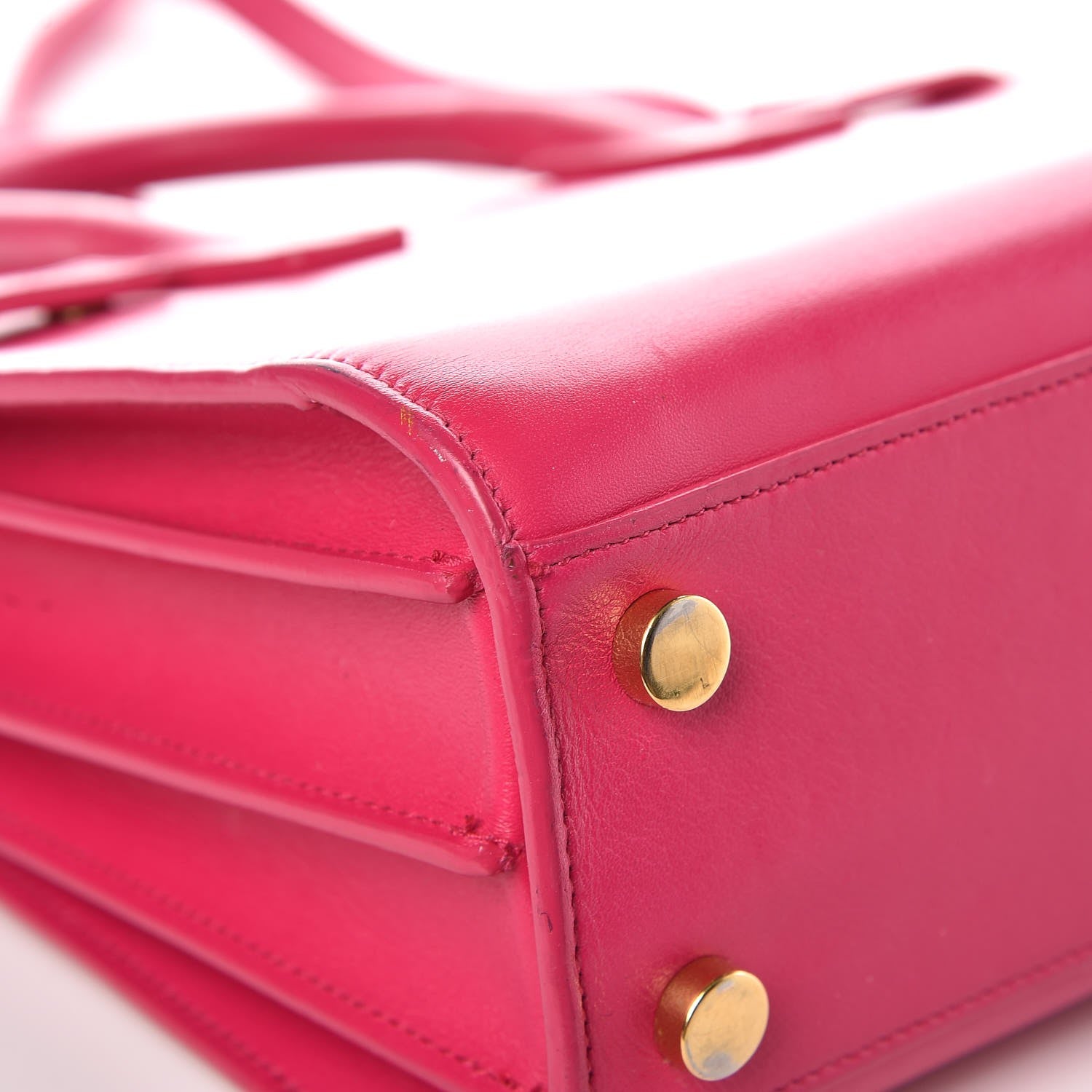 Saint Laurent Calfskin Nano Sac De Jour Lipstick Fuchsia 15 of 15