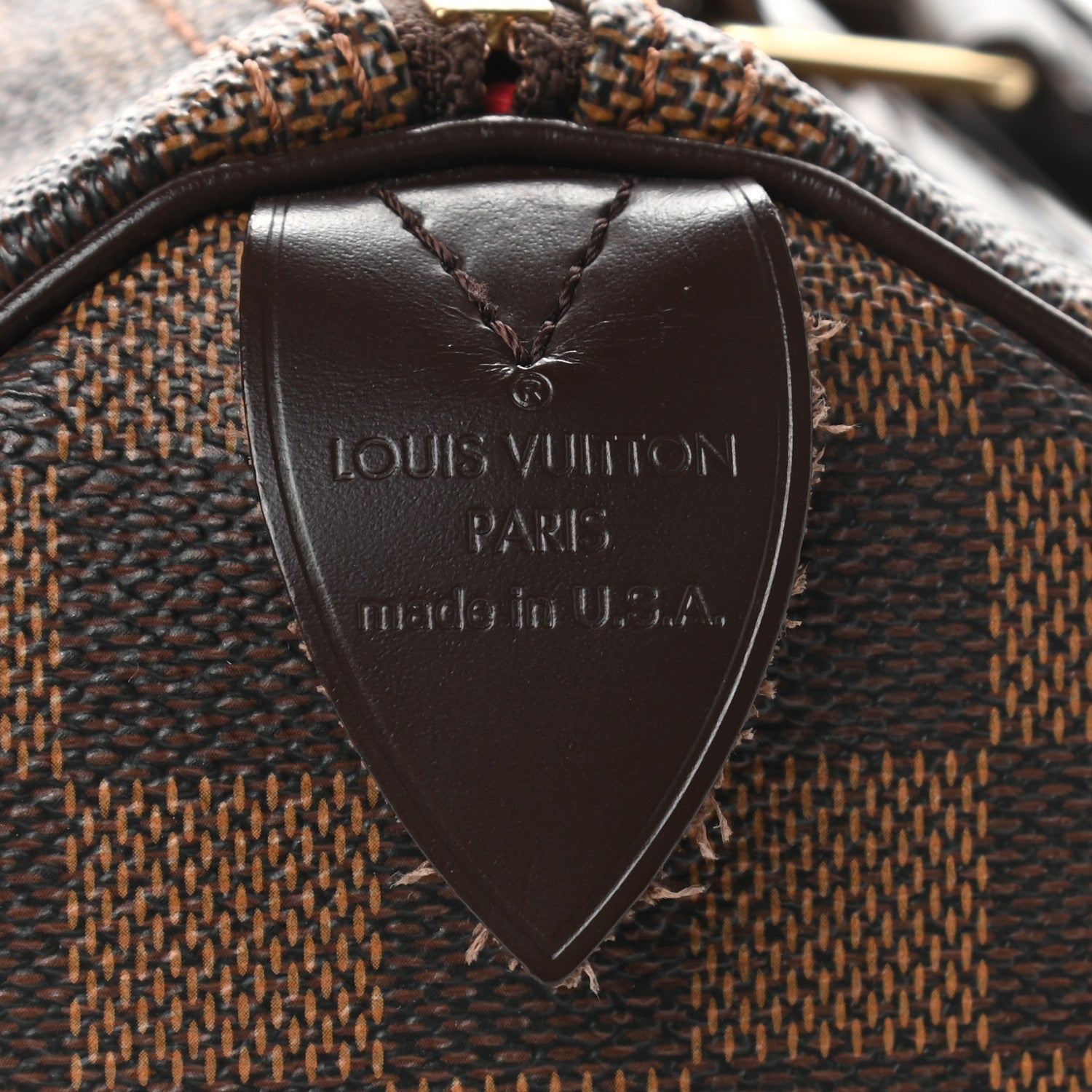 Louis Vuitton Damier Ebene Speedy 30 7 of 9