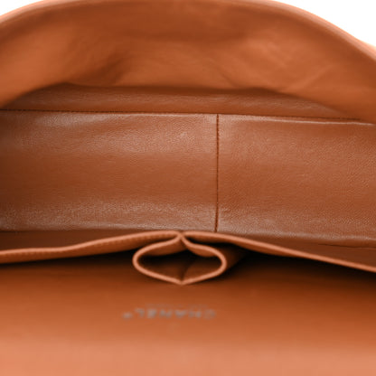 Chanel Caviar Quilted Maxi Double Flap Light Brown 5 of 11