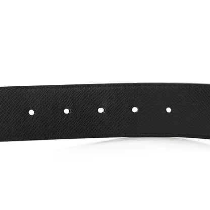 Louis Vuitton Monogram Eclipse Taigarama 40mm LV Initiales Reversible Belt 90 36 Black 3 of 6