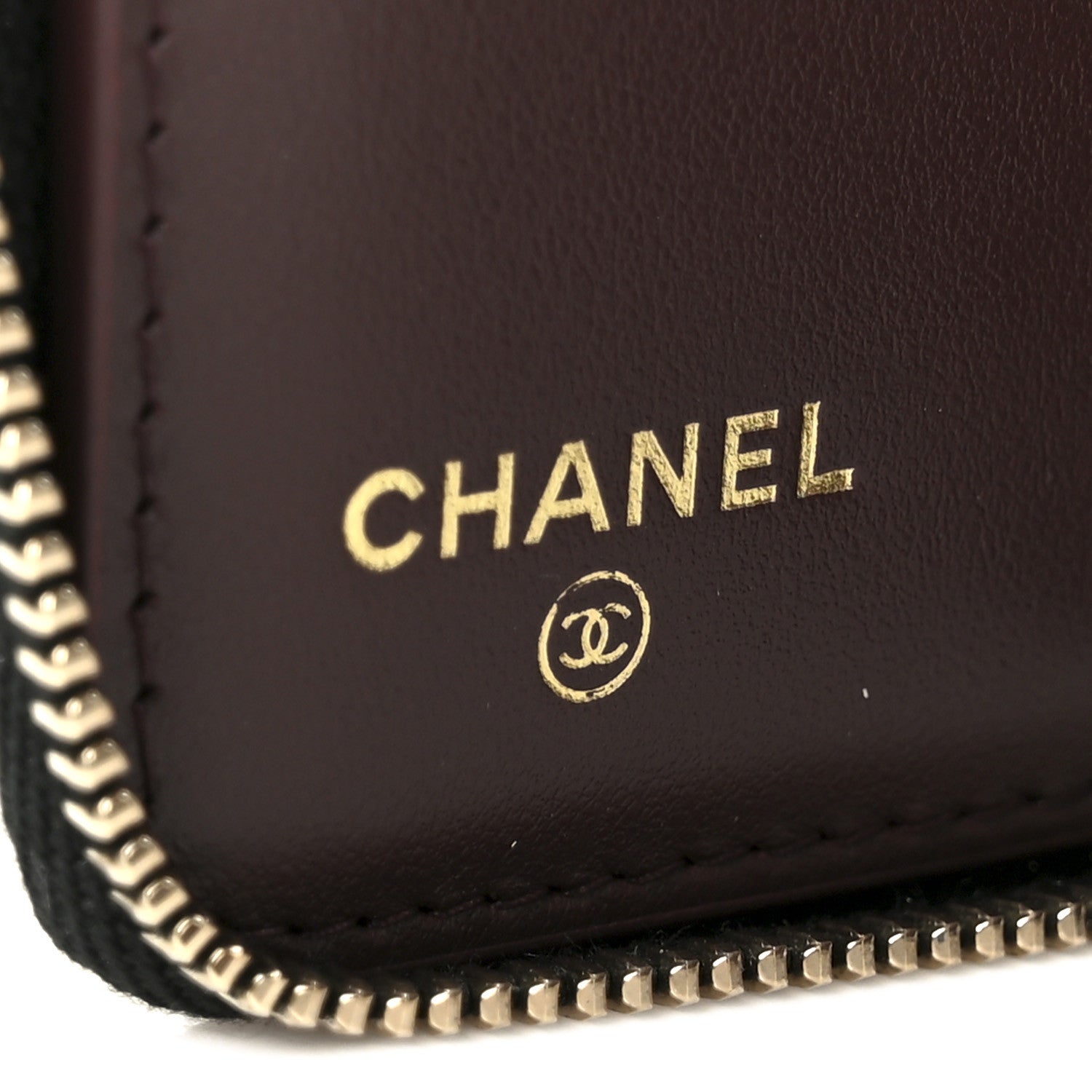 Chanel Caviar Quilted Small Zip Around Wallet Black 7 of 11