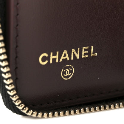 Chanel Caviar Quilted Small Zip Around Wallet Black 7 of 11