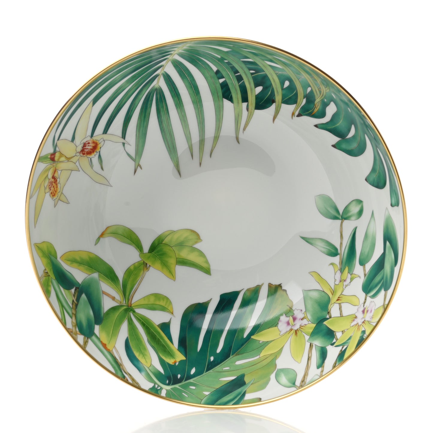 Porcelain Large Passiflora Salad Bowl