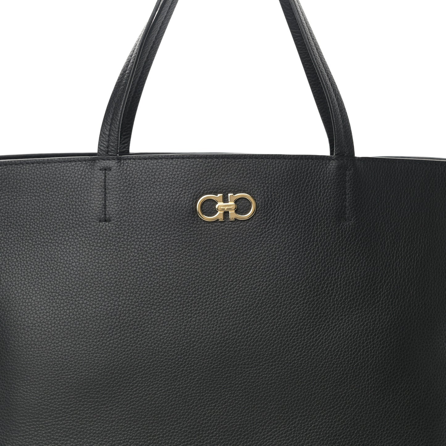 Calfskin Medium Tote Black