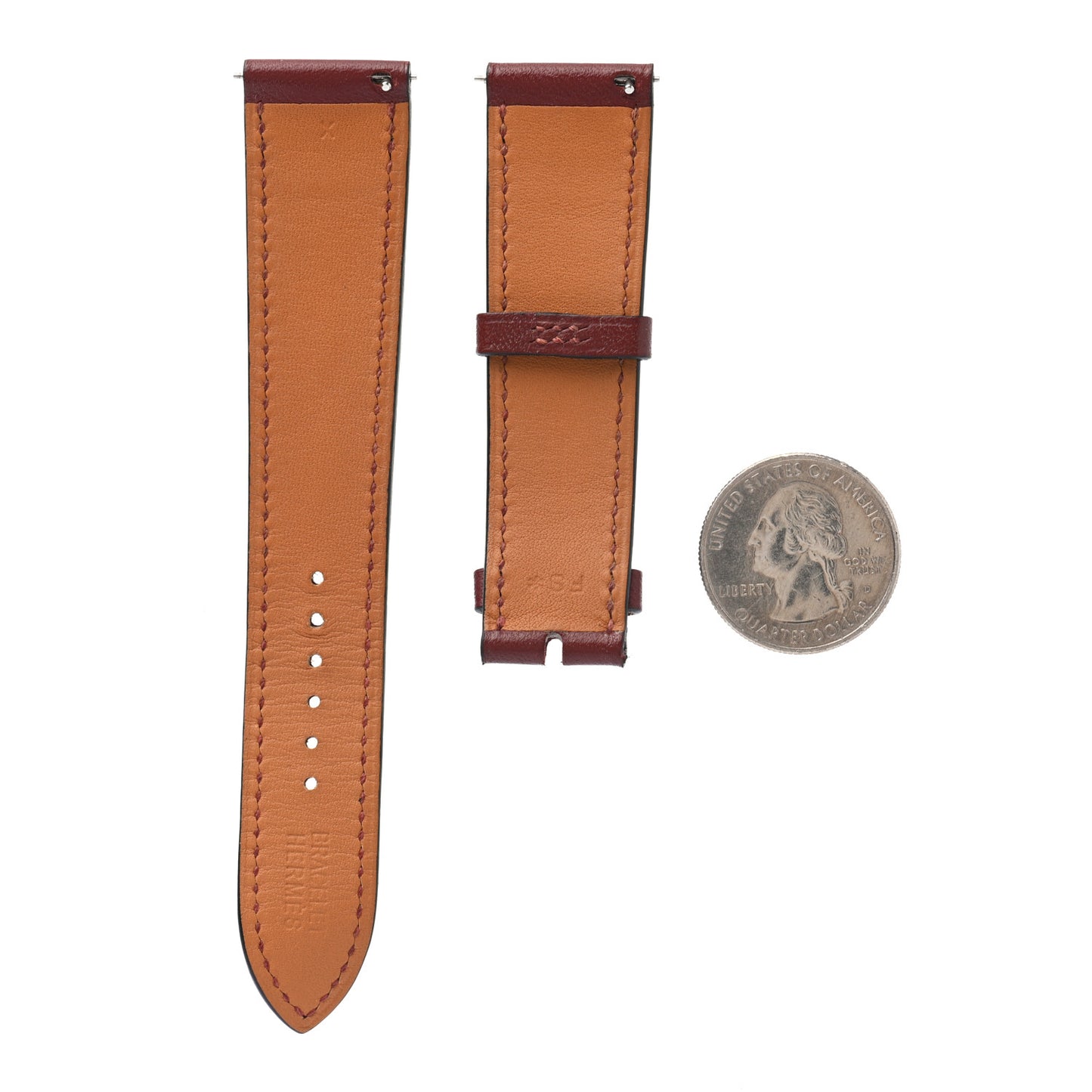 Chevre Mysore Heure H Hour Watch MM Strap Rouge H