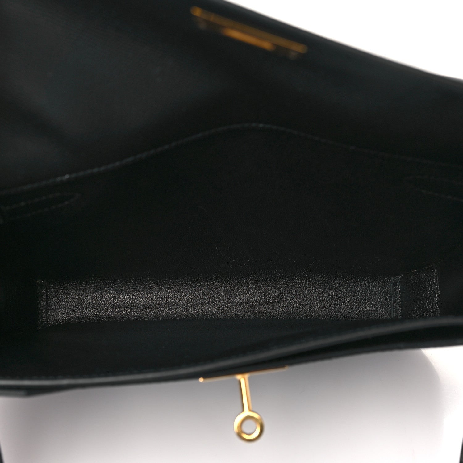 Hermes Epsom Kelly Depeches 25 Pouch Black 5 of 10