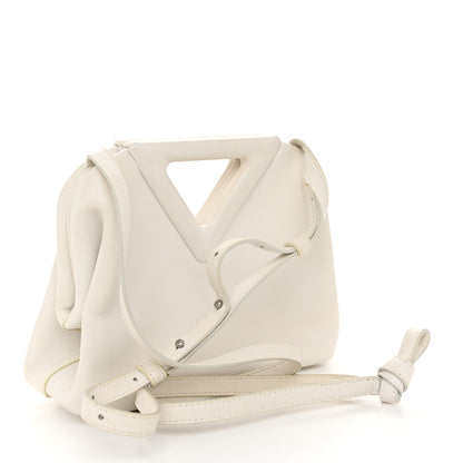 Bottega Veneta Calfskin Small The Point Triangle Bag Chalk 3 of 13