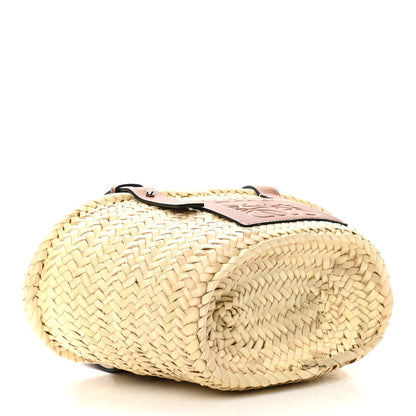 Loewe Raffia Small Basket Tote Bag Natural Tan 5 of 11