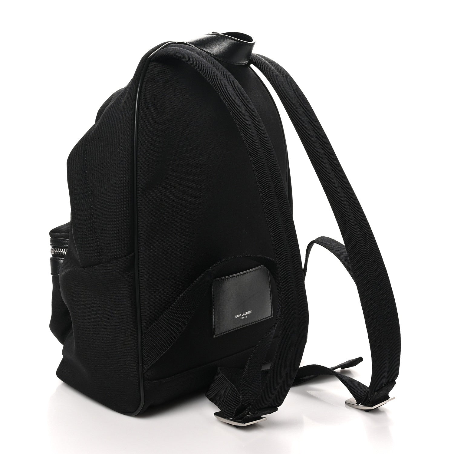 Saint Laurent Canvas City Backpack Black 3 of 9