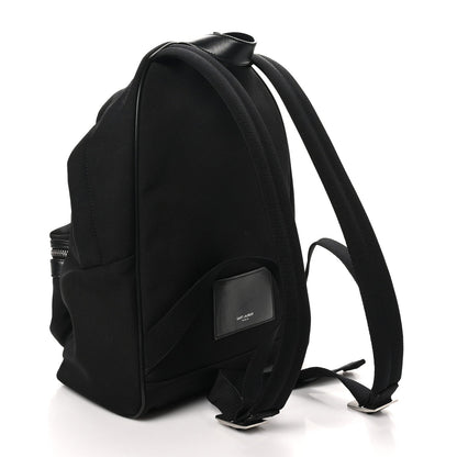 Saint Laurent Canvas City Backpack Black 3 of 9
