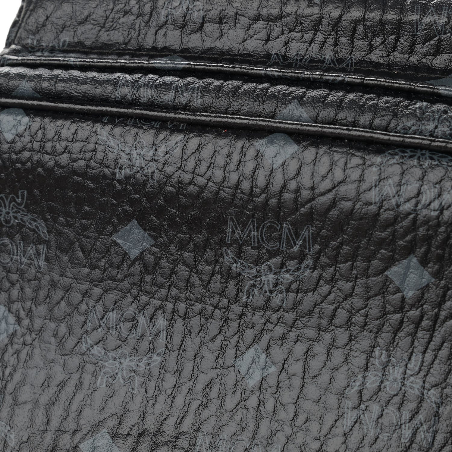 MCM Visetos Small Side Stud Stark Backpack Black 11 of 12