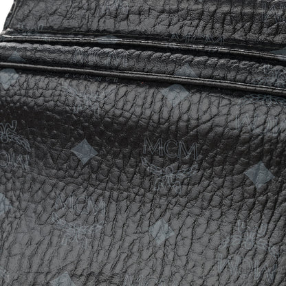 MCM Visetos Small Side Stud Stark Backpack Black 11 of 12