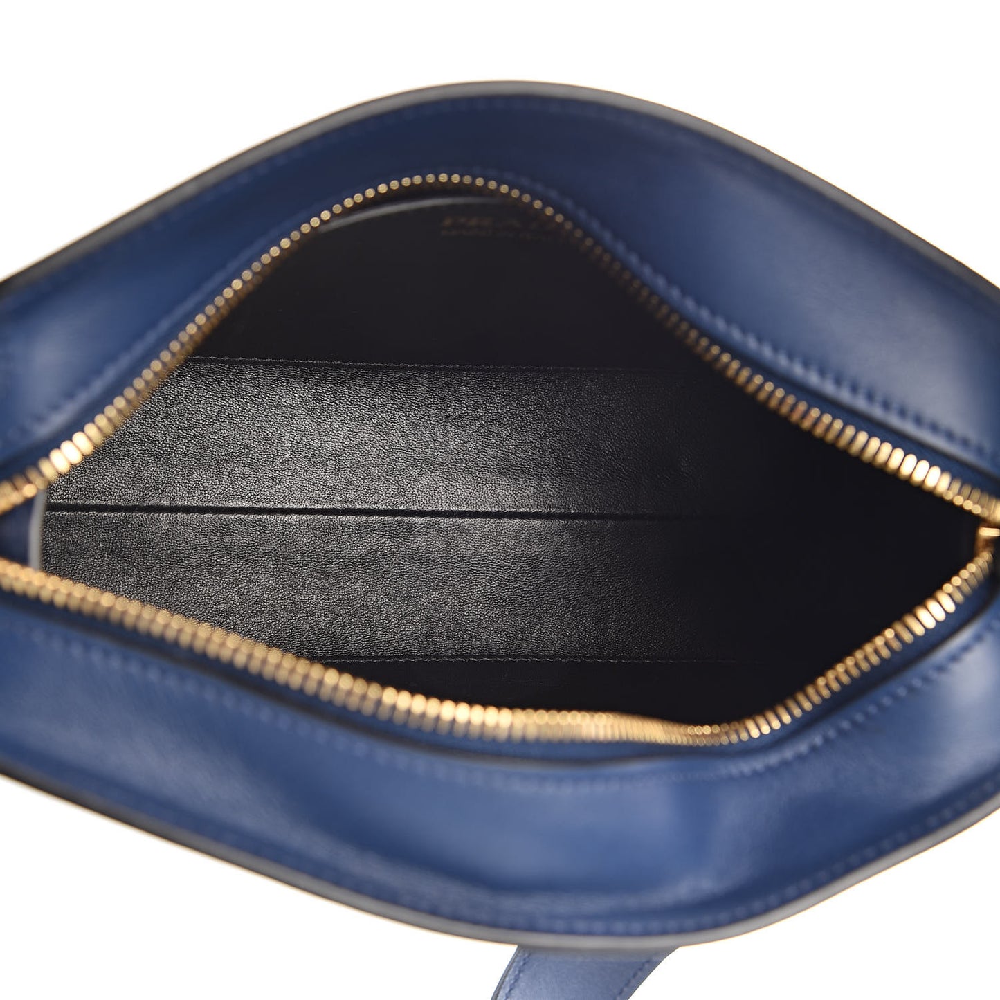 Saffiano City Calfskin Esplanade Crossbody Bag Bleuette