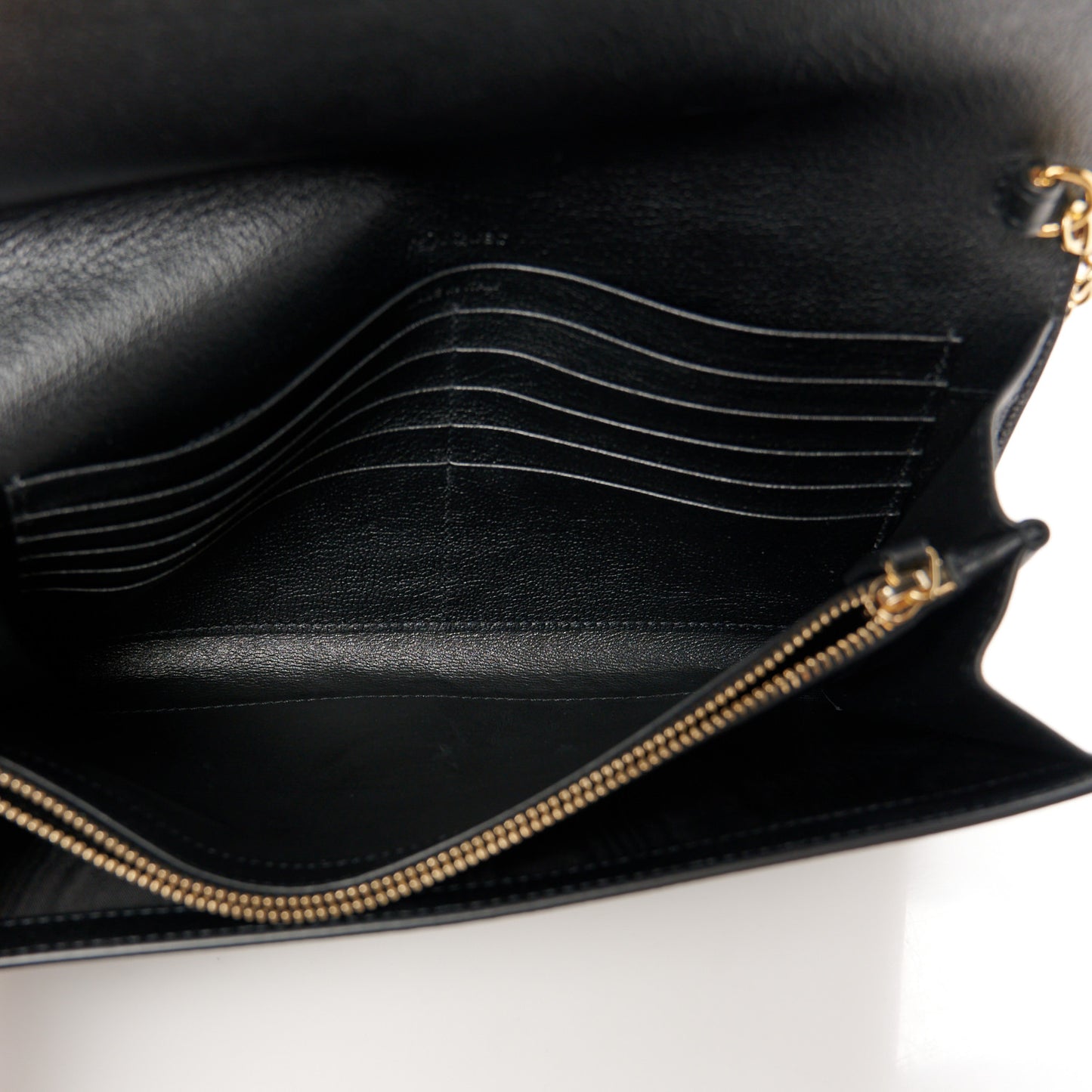 Calfskin Monogram Belle de Jour Chain Clutch Black