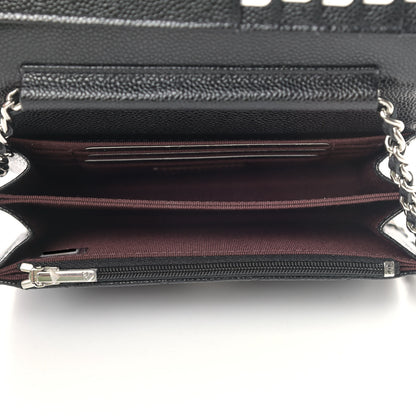 Chanel Caviar Quilted Mini Wallet On Chain WOC Black 4 of 4