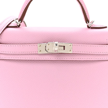 Hermes Epsom Mini Kelly Sellier 20 Mauve Sylvestre 7 of 10