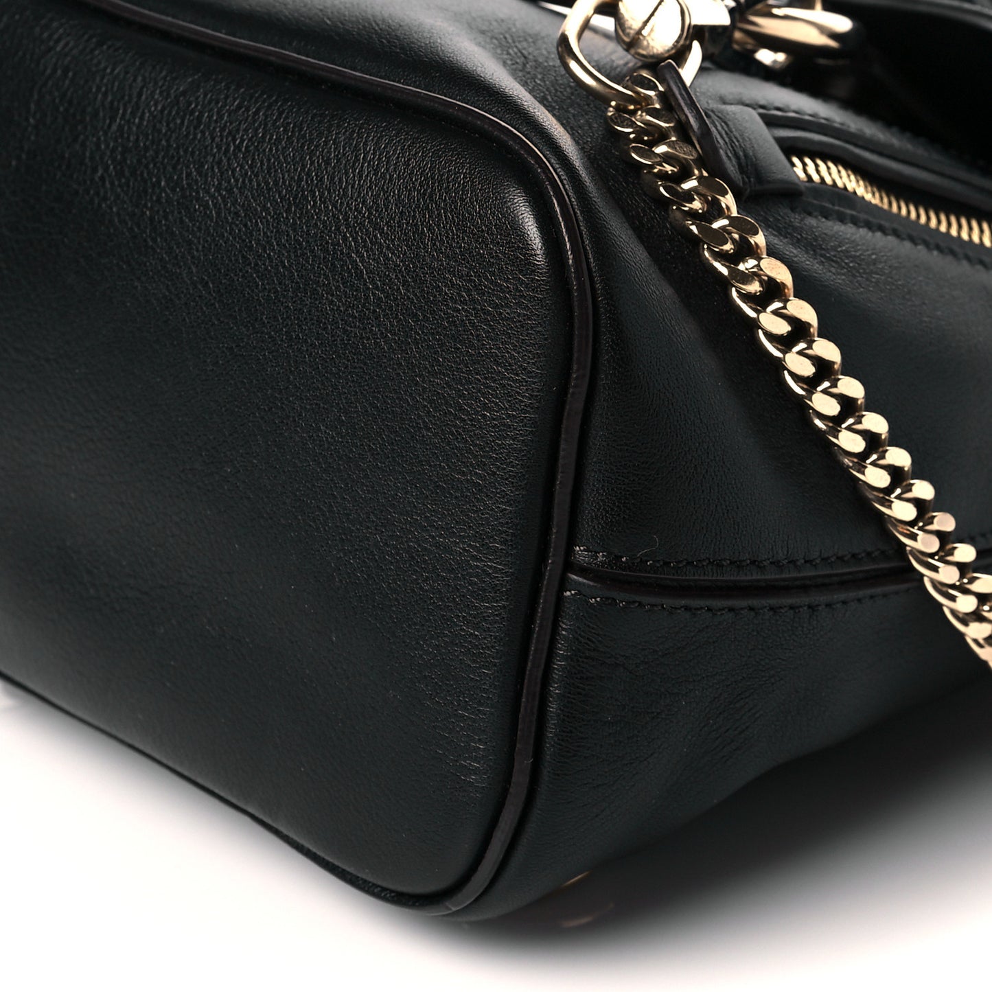 Suede Calfskin Mini Faye Backpack Black