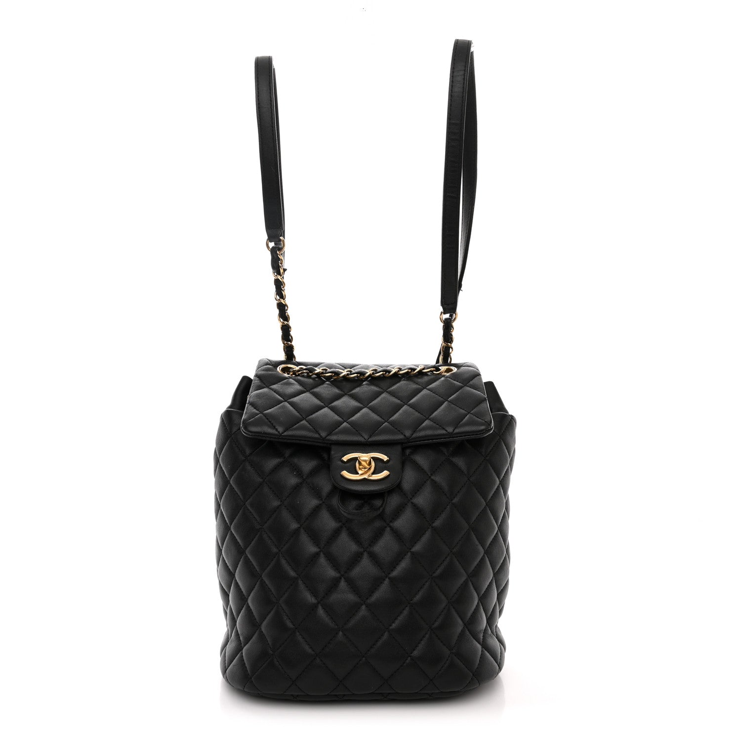 Chanel Lambskin Quilted Small Urban Spirit Backpack Black 1 of 10
