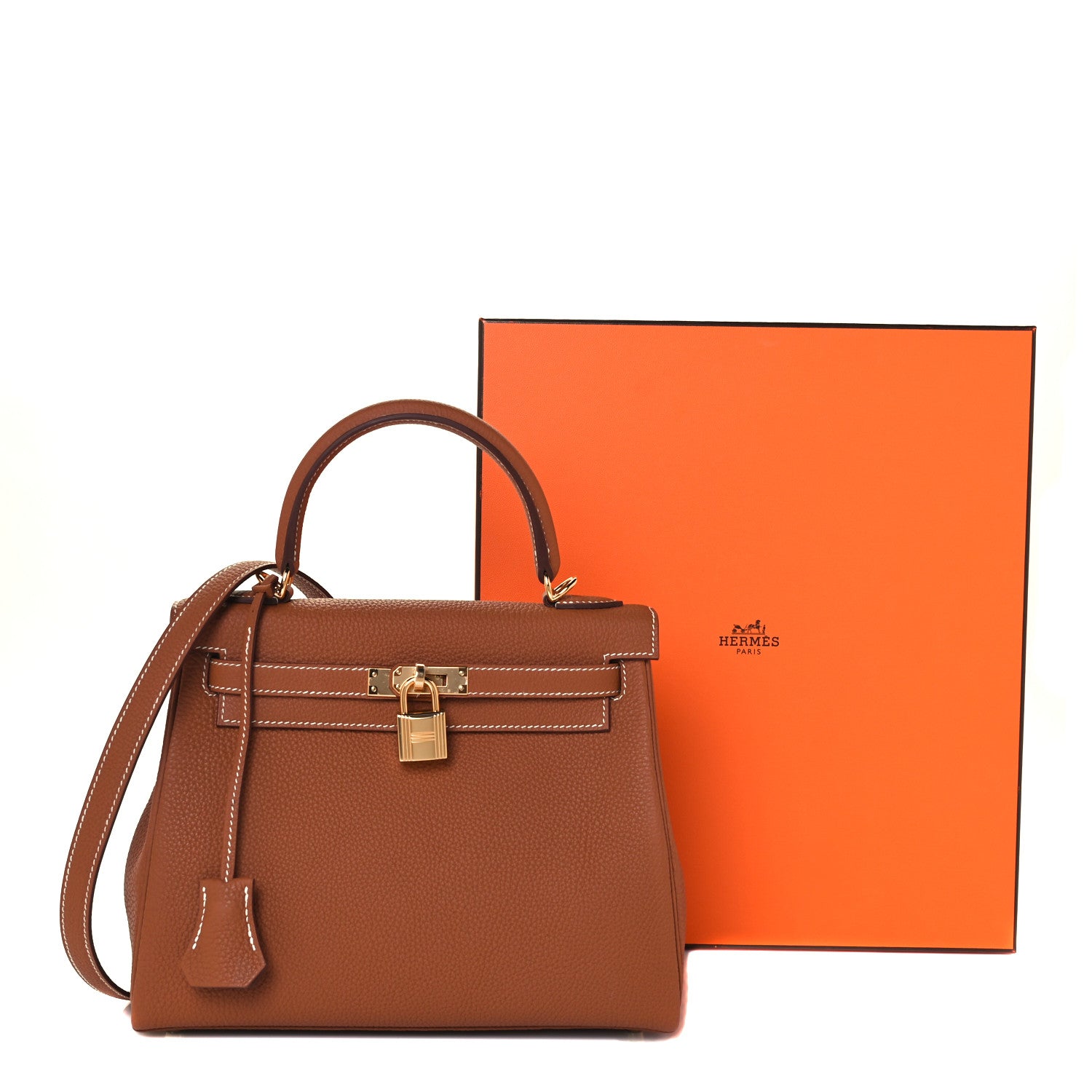 Hermes Togo Kelly Retourne 25 Gold 13 of 13