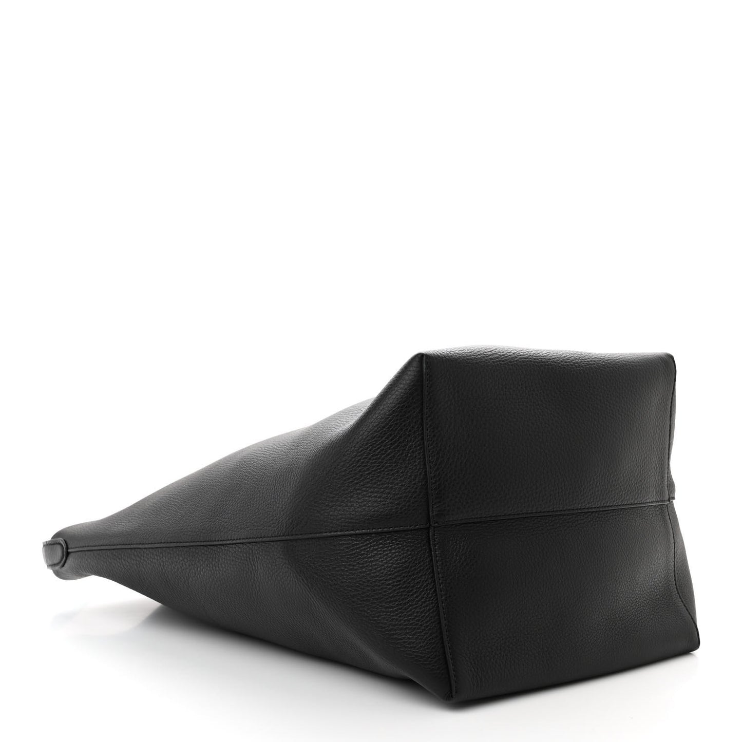 Grained Calfskin Large N/S Park Tote Black