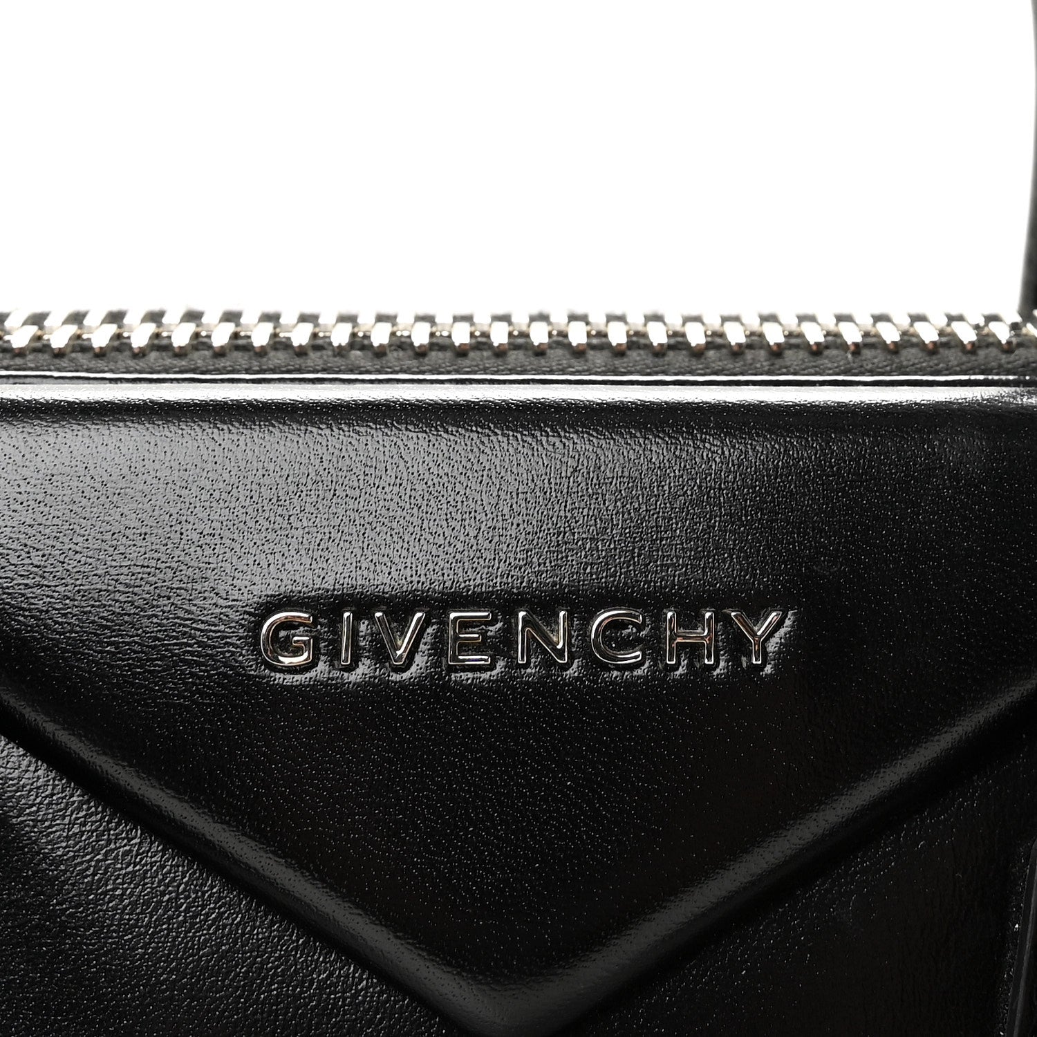 Givenchy Shiny Lord Calfskin Small Antigona Black 8 of 10