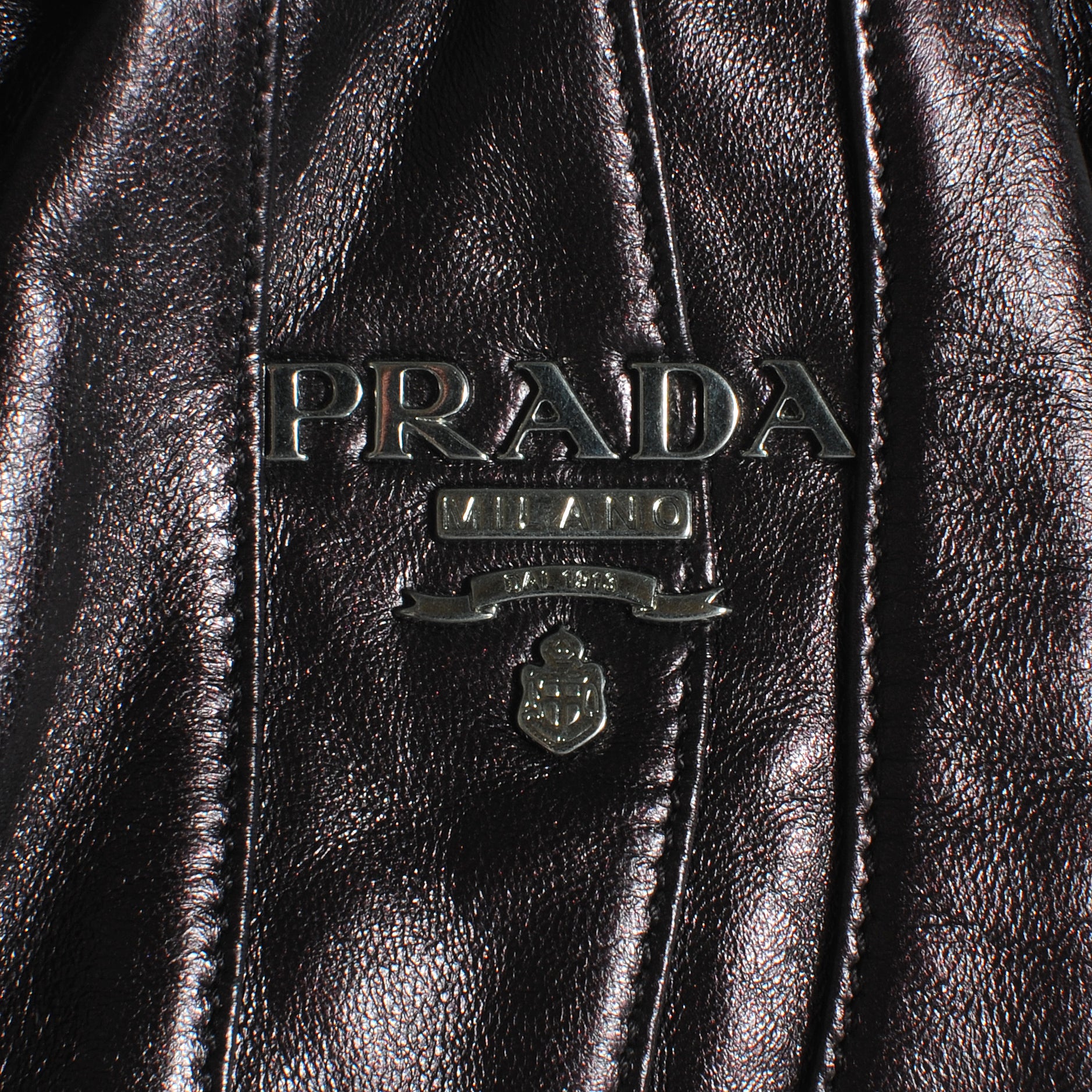 Prada Nappa Mordore Stripes Shoulder Bag Ribes 5 of 10