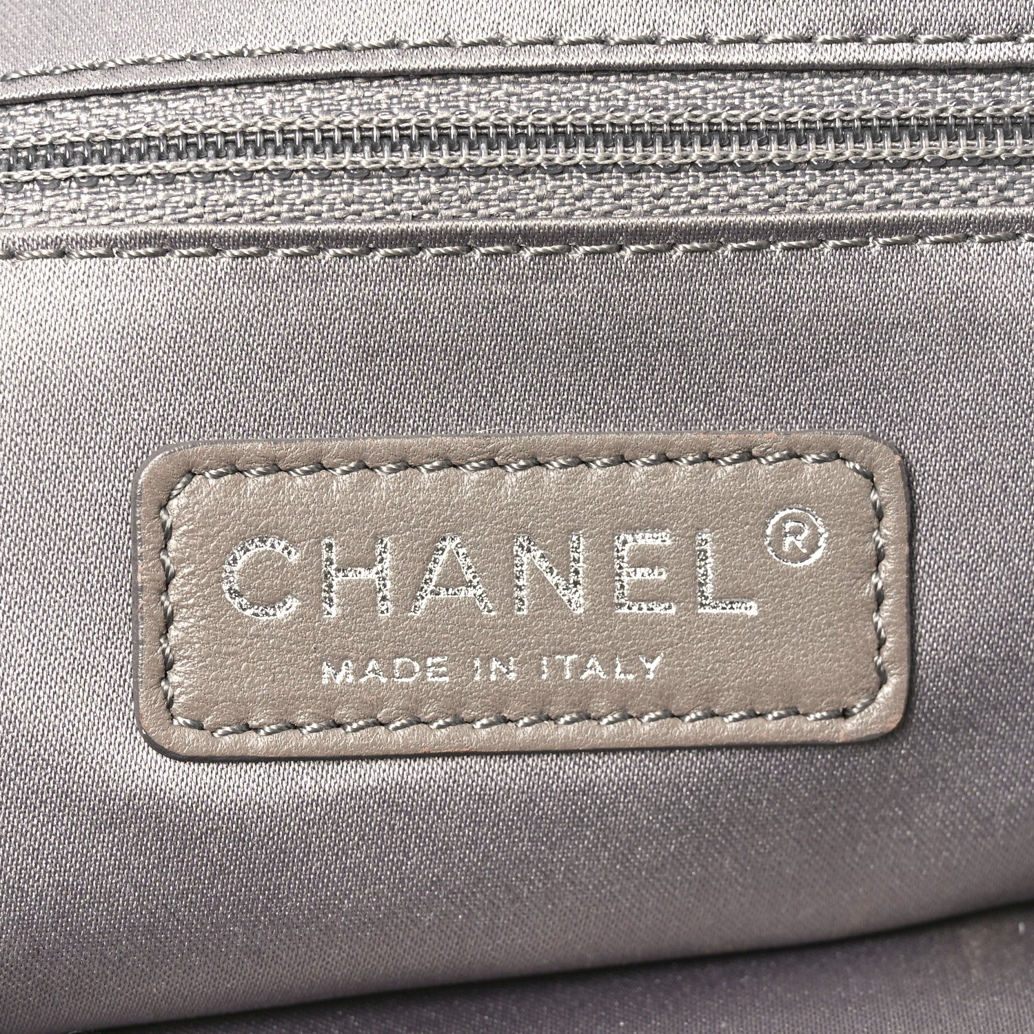 Chanel Tweed Lambskin Drawstring Tweedy Tote Black 6 of 10