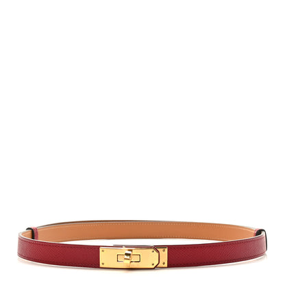 Hermes Epsom Kelly Belt Rouge Grenat 1 of 5