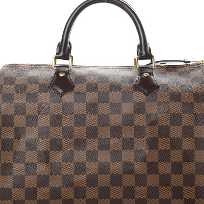 Louis Vuitton Damier Ebene Speedy 30 9 of 17