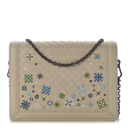 Bottega Veneta Nappa Intrecciato Meadow Flower Mini Montebello Mist 1 of 9