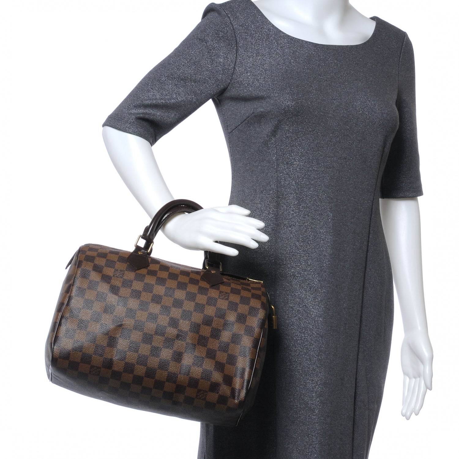 Louis Vuitton Damier Ebene Speedy 30 2 of 8