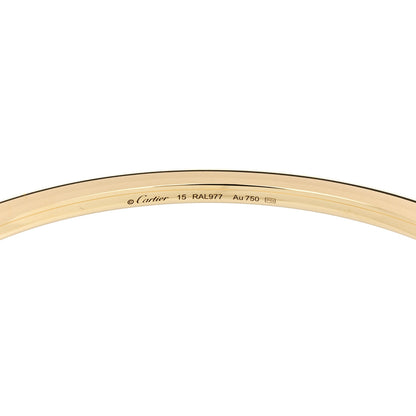 Cartier 18K Yellow Gold Diamond Etincelle de Cartier Bangle Bracelet 15 3 of 4