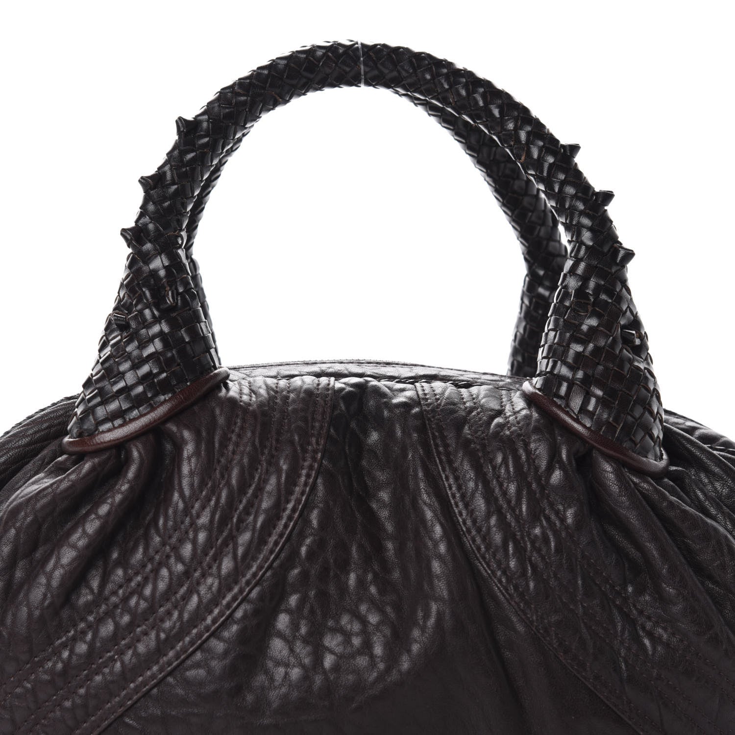Fendi Nappa Nuvolata Spy Bowler Moro 10 of 10